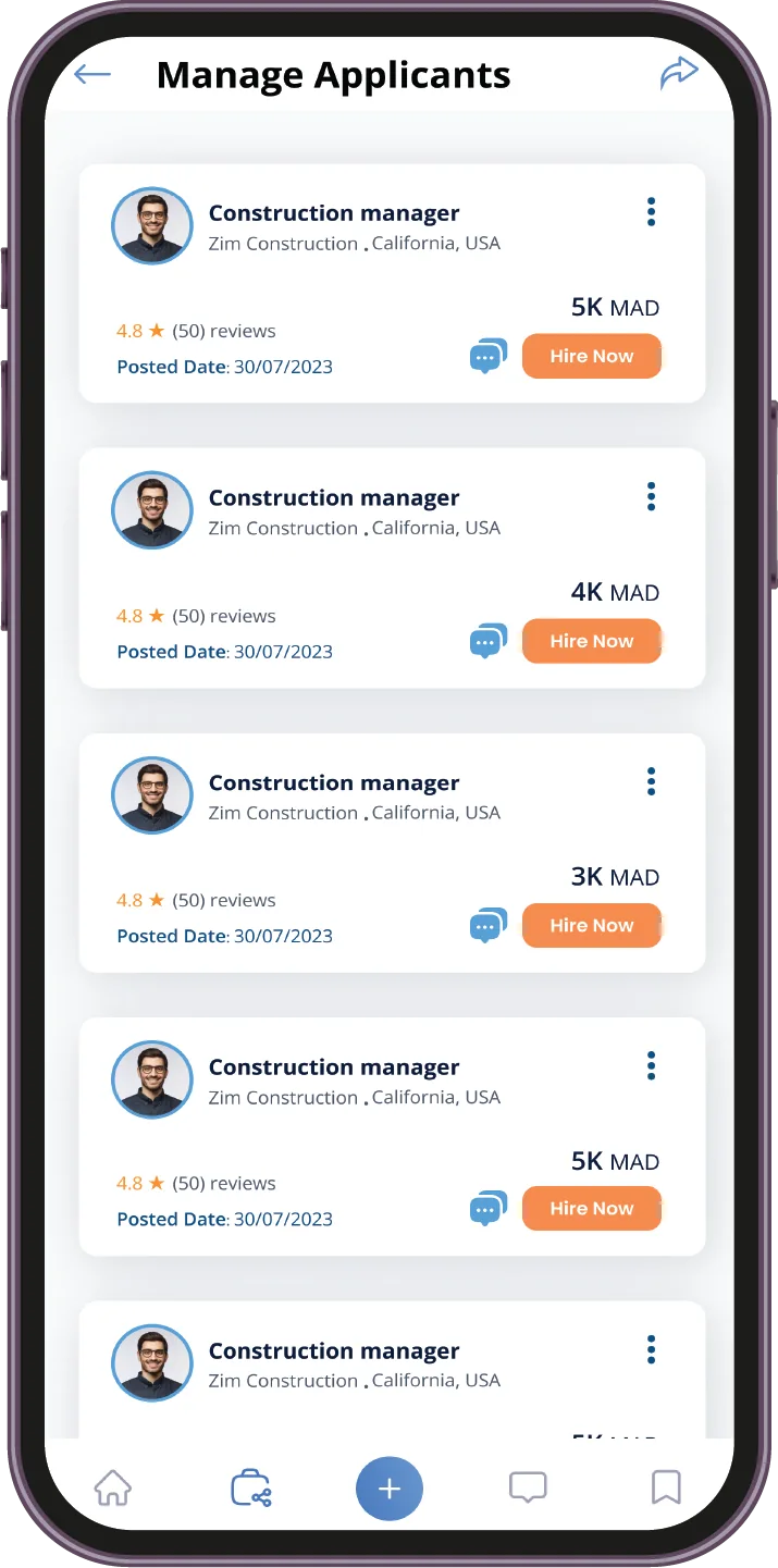 Manage Applicants